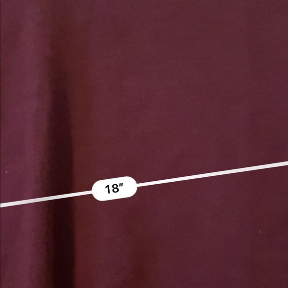 Pink Victoria’s Secret maroon lace up pullover - Picture 4 of 5